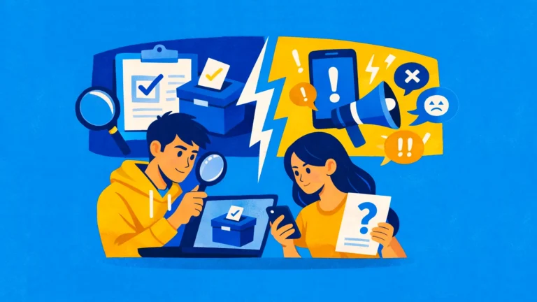 ¿Esa noticia sobre las Elecciones que te enviaron por WhatsApp es real? 5 pasos para verificarla