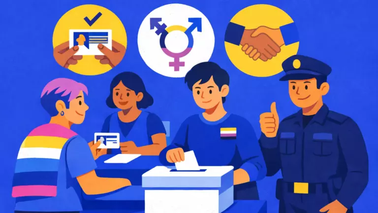 Votar es un derecho de todos: ONPE garantiza el derecho al voto de personas trans y no binarias