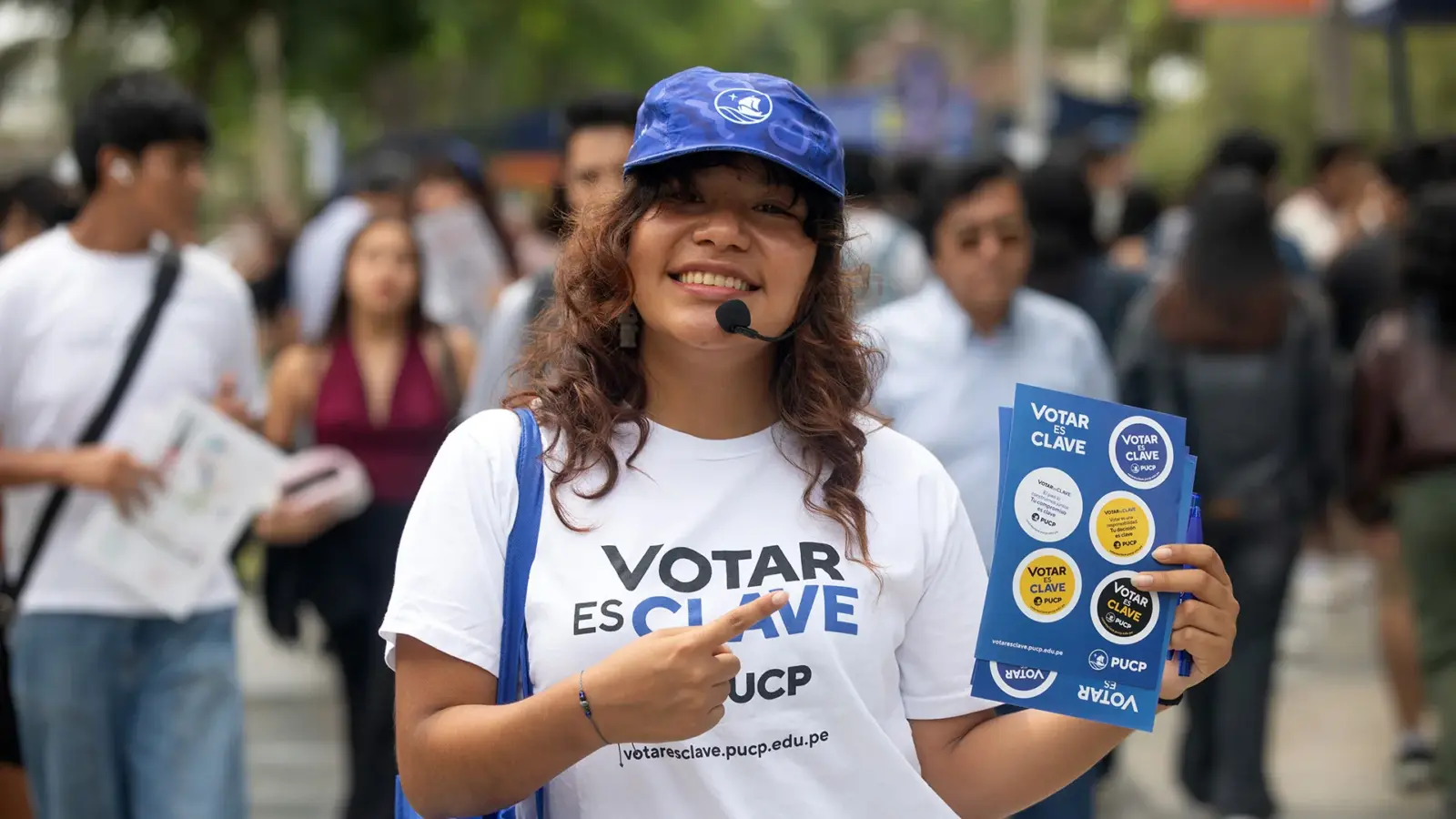 «Votar es clave»: estudiantes PUCP se informaron sobre las elecciones en el Jueves Electoral.
